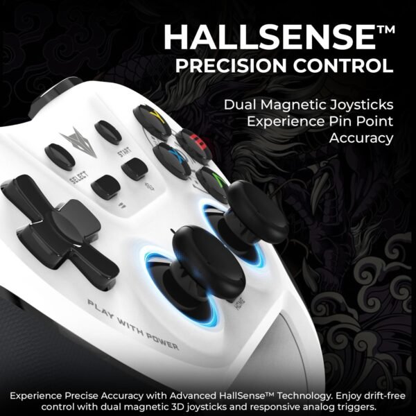 EvoFox One S Universal 3-Mode Wireless Gaming Controller – HallSense™ Precision Joysticks, - Image 2