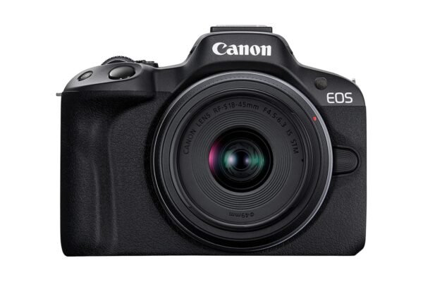 Canon EOS R50 RF-S18-45mm f/4.5-6.3 is STM Mirrorless Camera (Black)- 4K Video Vlogging with 24.2 MP - Image 2